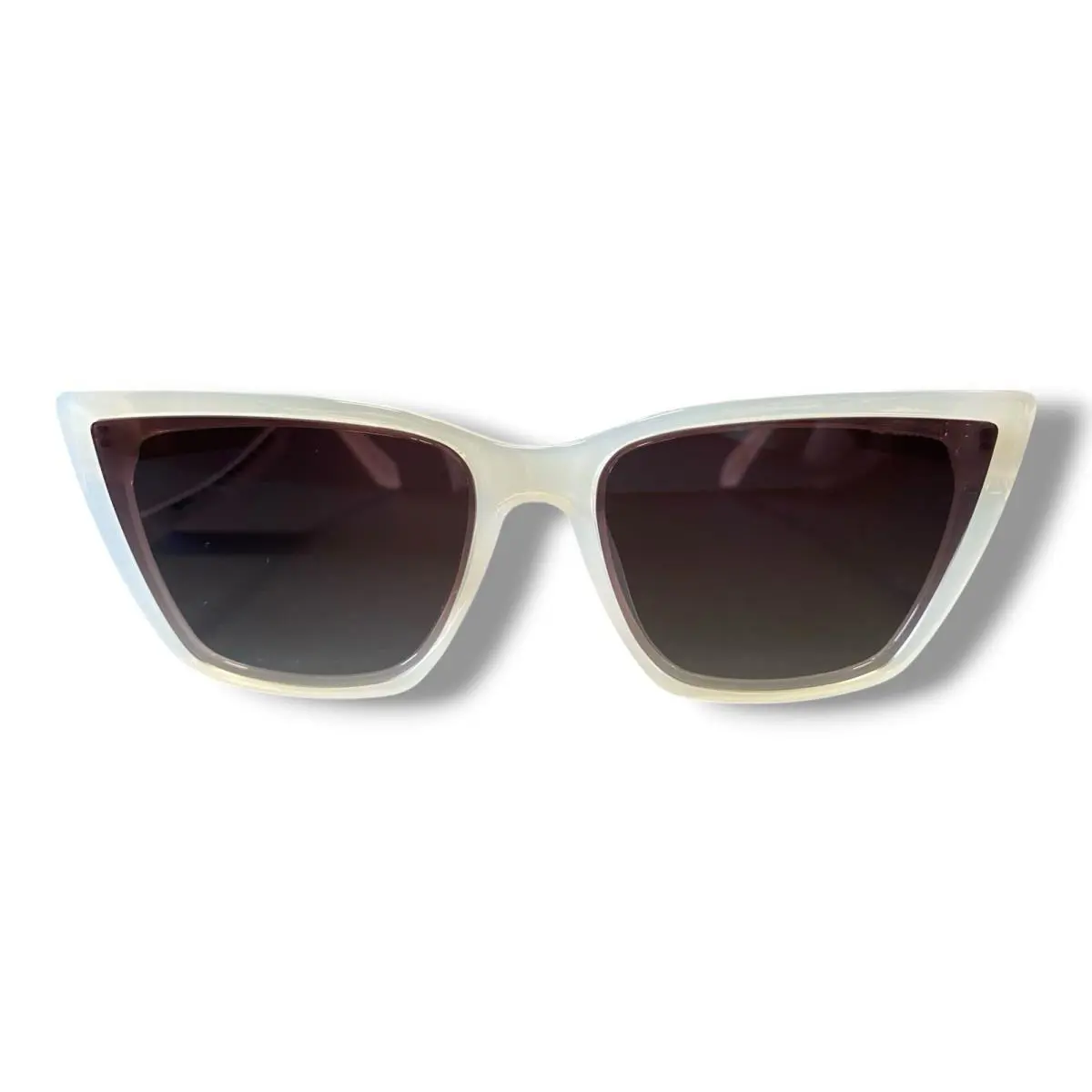 Quay Australia Sunglasses Call The Shots Remixed Bone Brown Modern Edgy Sunnies