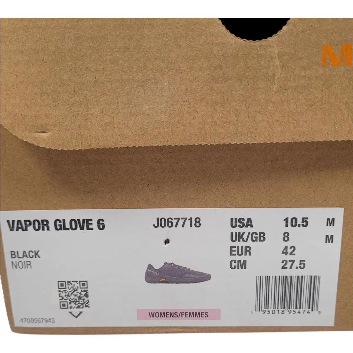 Merrell shoes - Merrell Vapor Glove 6 - Vapor Glove - J067718 - Black 6