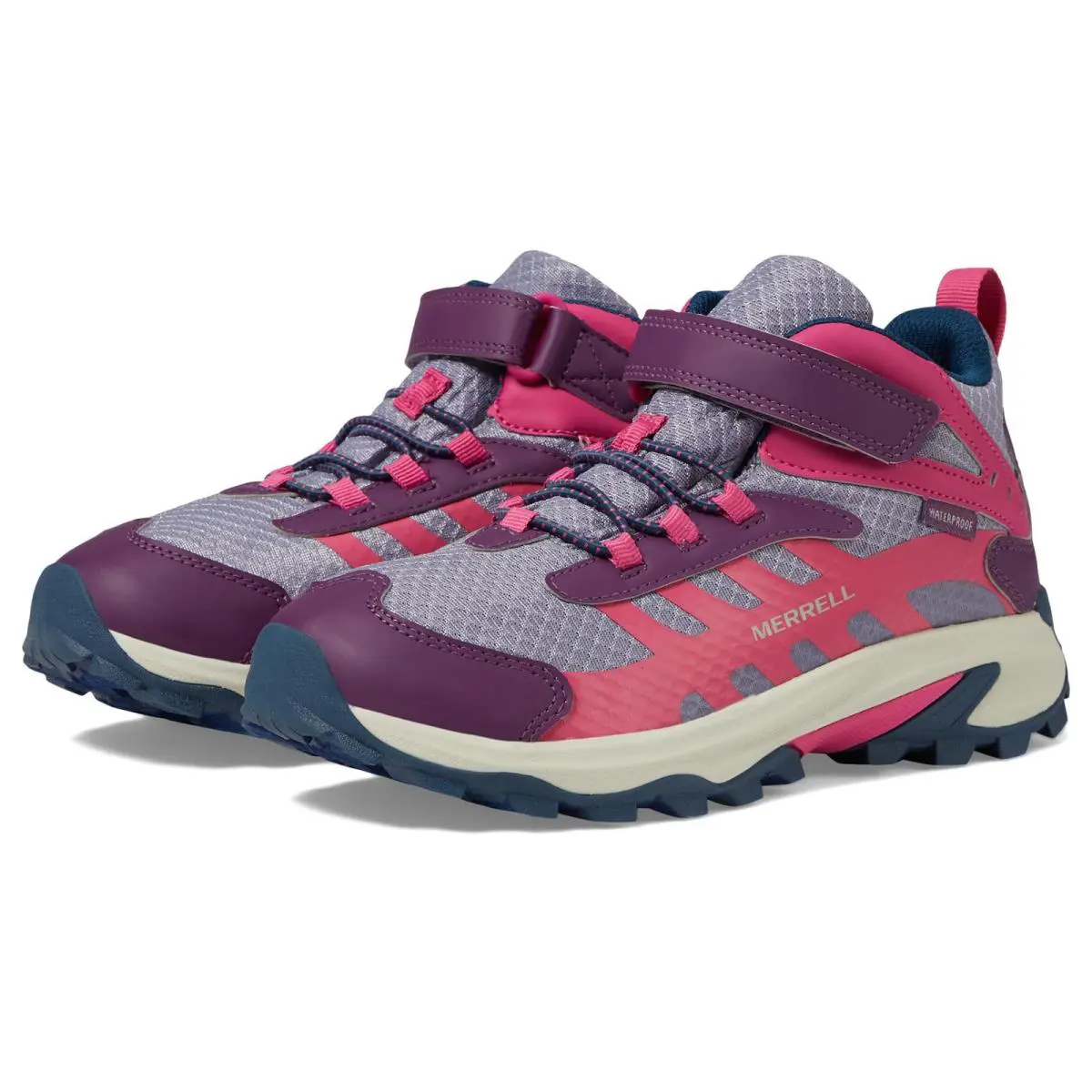 Merrell Moab Speed 2 Mid Alternative Closure Waterproof - Berry/Navy