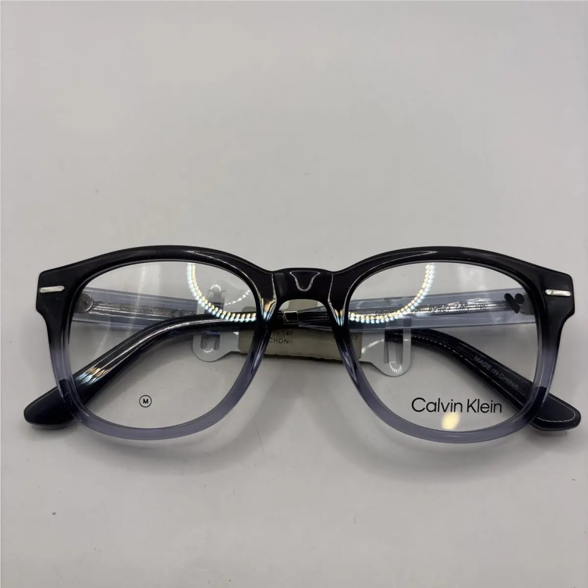 Calvin Klein CK23511 336 Grey Blue Unisex Square Eyeglasses 49-21-140