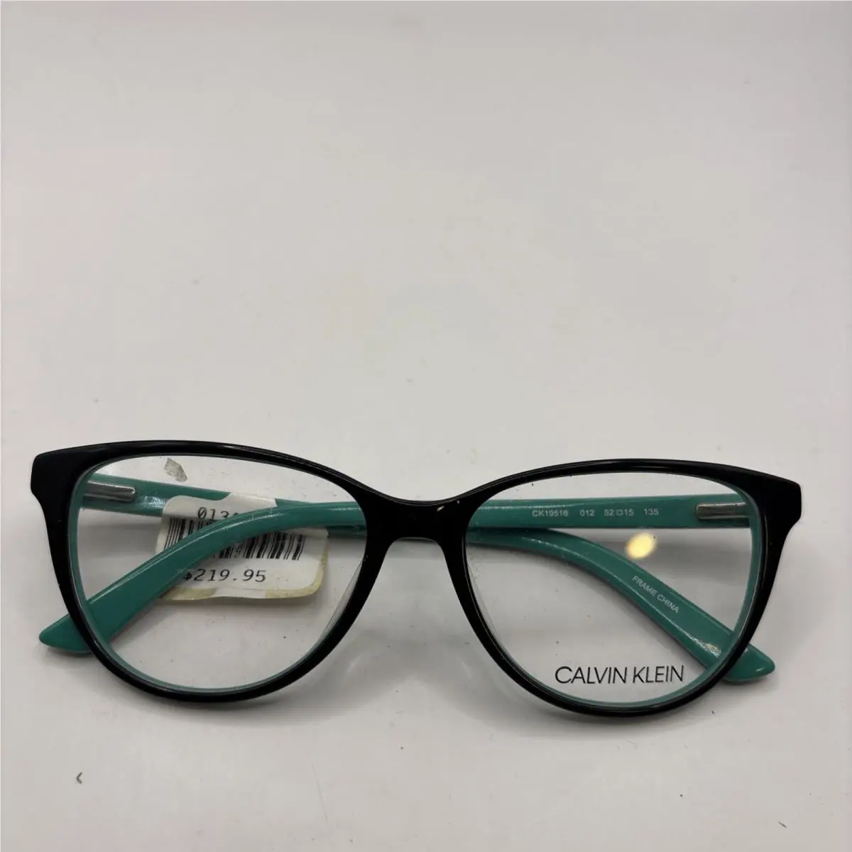 Calvin Klein Eyeglasses Frames Only CK19516 012 52-15-135 Black/blue