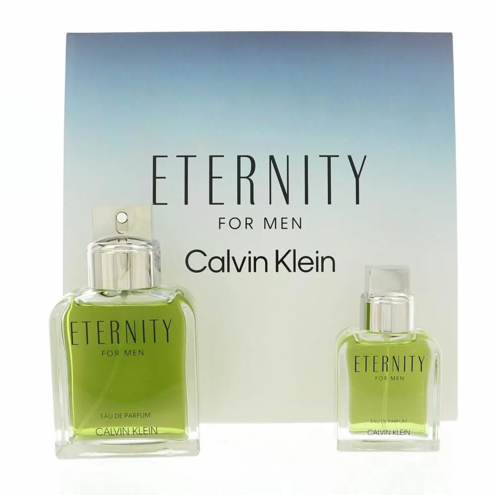 Eternity by Calvin Klein Gift Set For Men 2 Piece Set For Men: 3.3 Oz Eau De