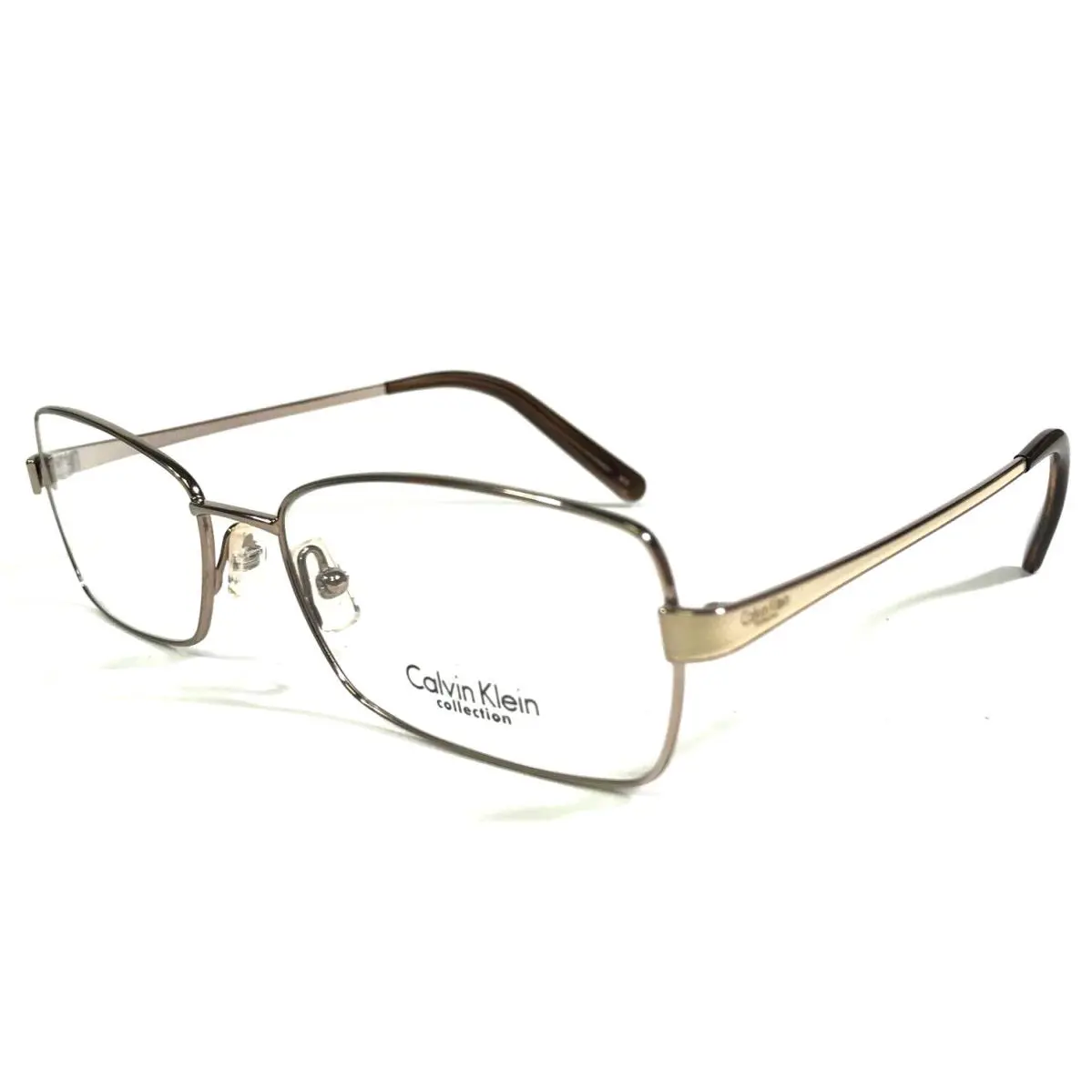 Calvin Klein Eyeglasses Frames CK7418 705 Gold Ivory Rectangular 54-16-140