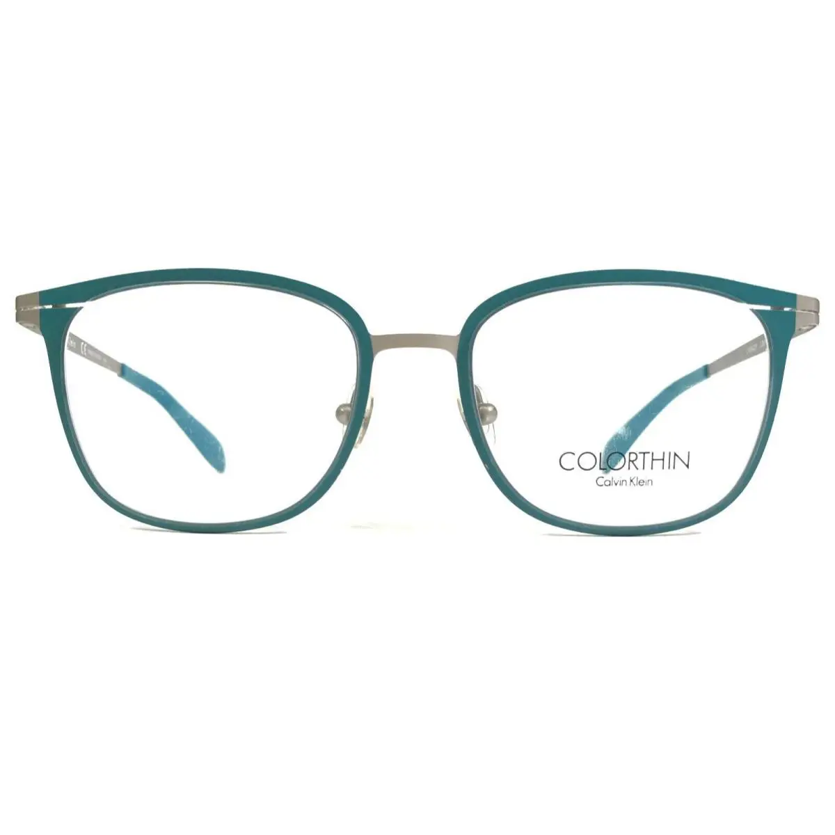 Calvin Klein CK5425 330 Eyeglasses Frames Grey Turquoise Blue Square 50-18-135
