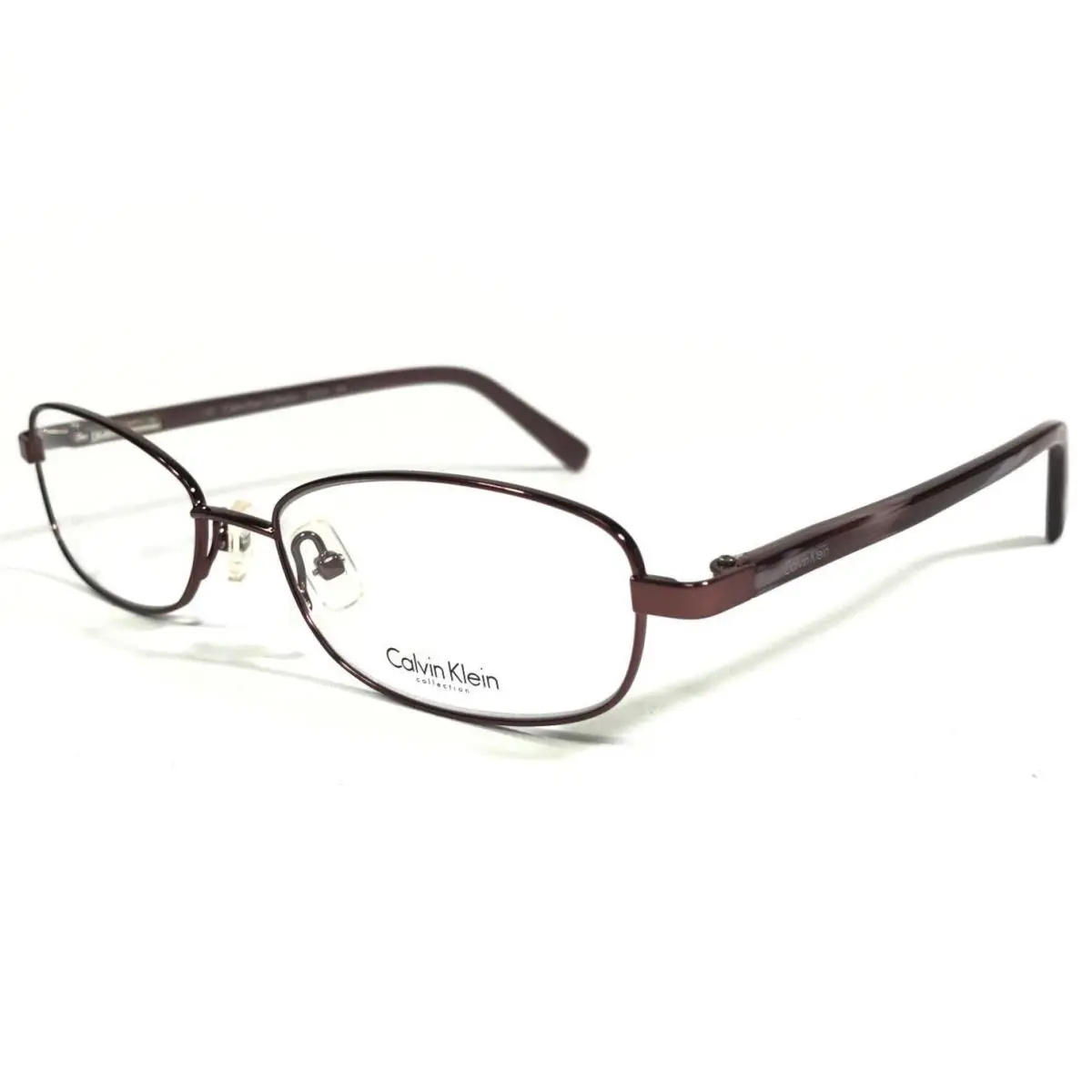 Calvin Klein CK7241 604 Eyeglasses Frames Purple Burgundy Red Round 53-16-135