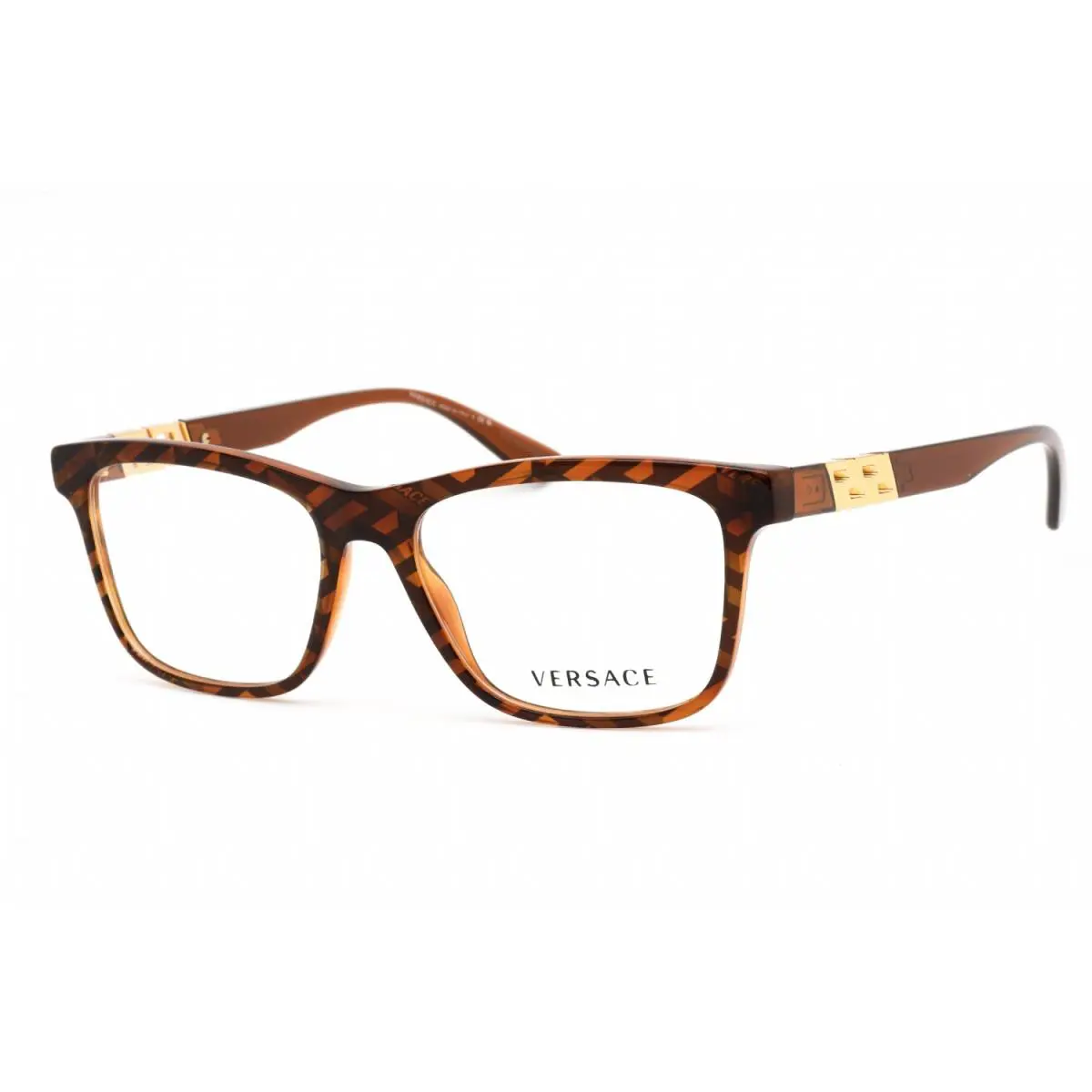 Versace VE3319-5354-55 Eyeglasses Frame Size 55mm 17mm 145mm Havana Women 80565