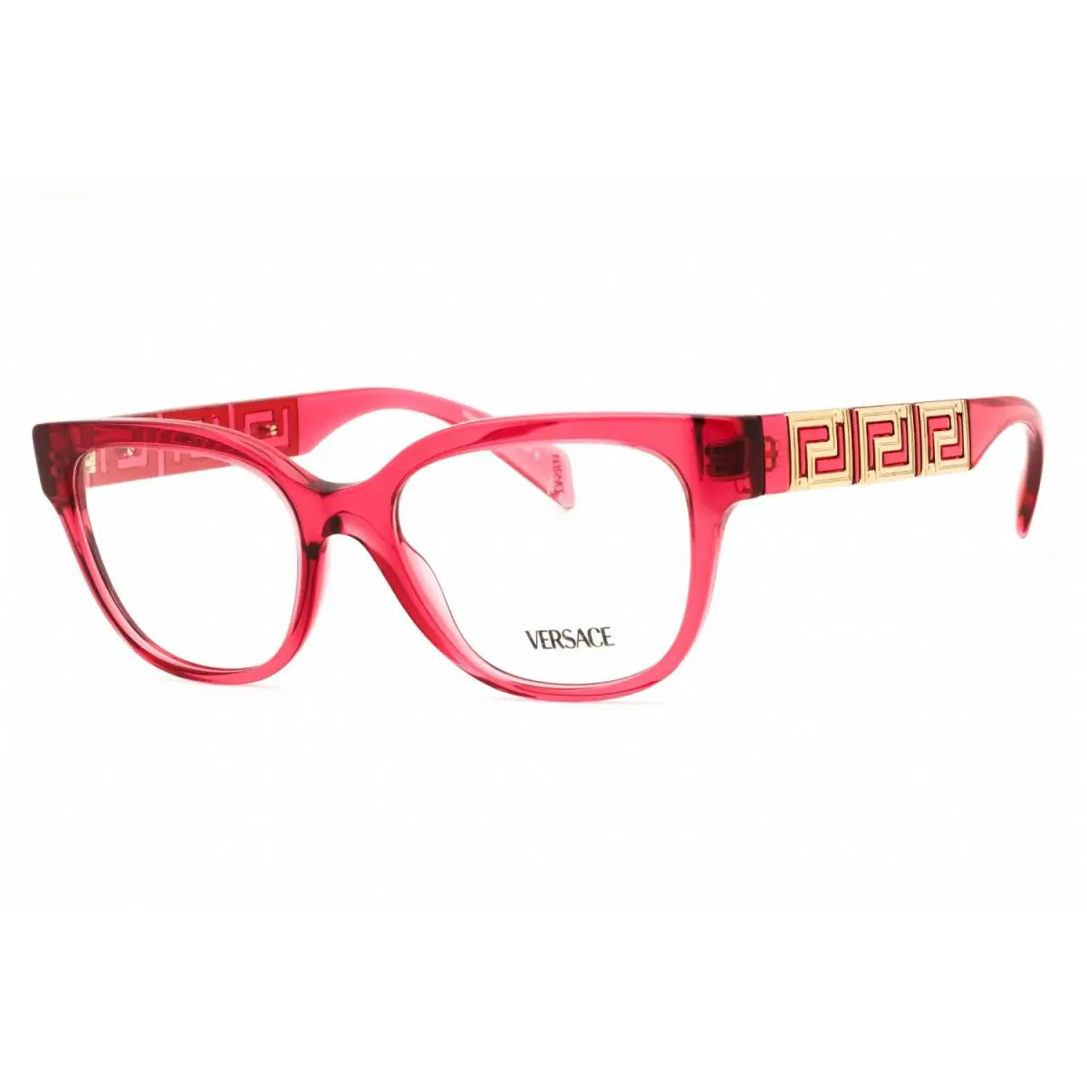Versace VE3338-5409-52 Eyeglasses Frame Size 52mm 18mm 140mm Red Women 80565978