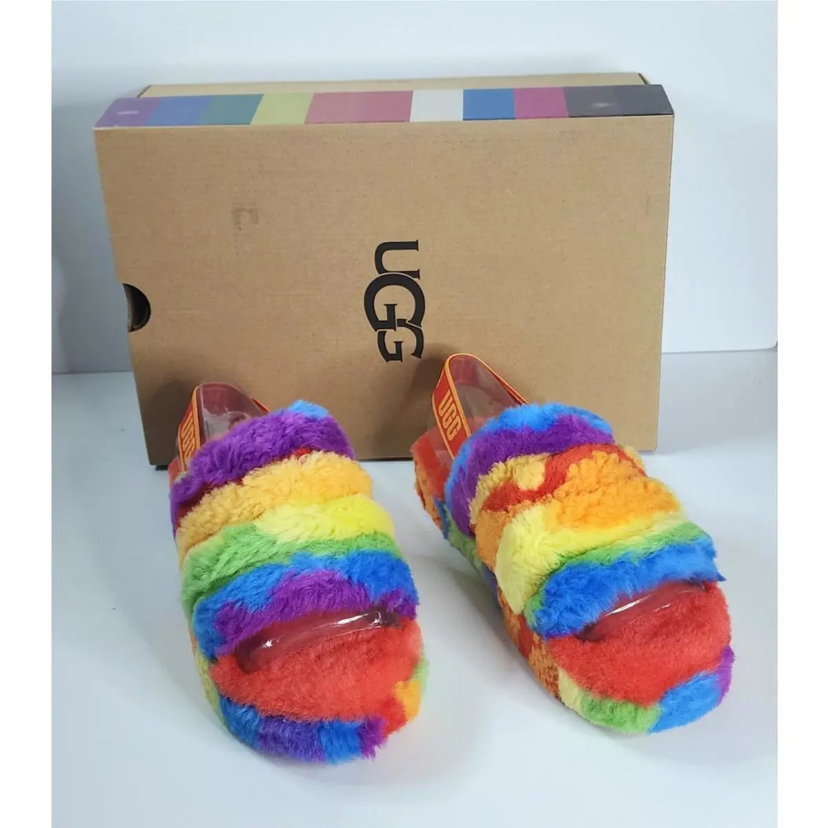 UGG shoes - UGG Fluff Yeah - Fluff Yeah - 1119840K - Rainbow (UPC: 194715472822) 0