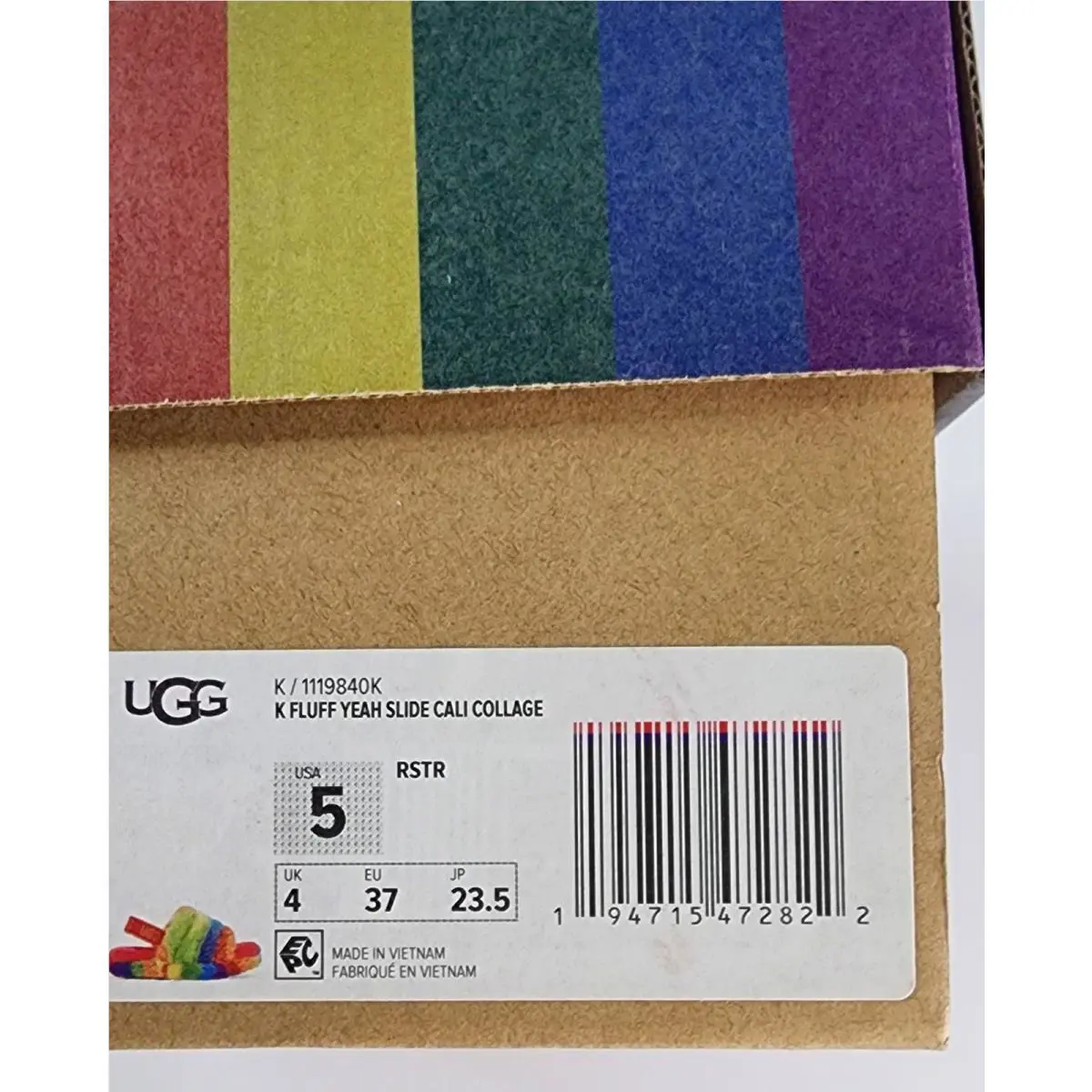 UGG shoes - UGG Fluff Yeah - Fluff Yeah - 1119840K - Rainbow (UPC: 194715472822) 5