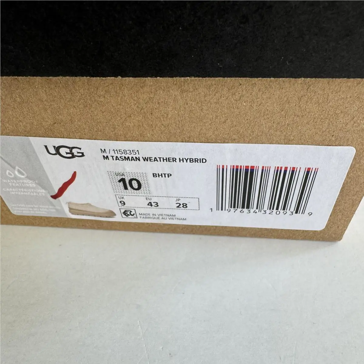 UGG shoes - WEATHER HYBRID - WEATHER HYBRID - BIRCH / WHITE PEPPER 6