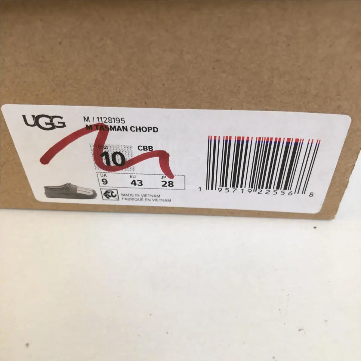 UGG shoes - UGG TASMAN CHOPD - TASMAN CHOPD - COBBLE GREY 6