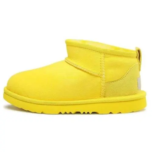 Big Little Kid`s Ugg Classic Ultra Mini Canary 1130750k-CAN - 2 - Canary