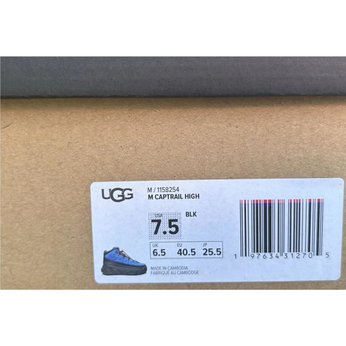 UGG shoes - UGG CAPTRAIL - CAPTRAIL - Black (UPC: 197634312705) 4
