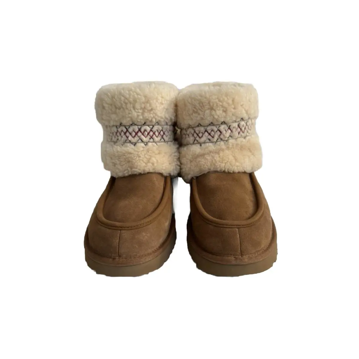 UGG shoes - UGG CLASSIC MINI UGG BRAID - CHESTNUT 1