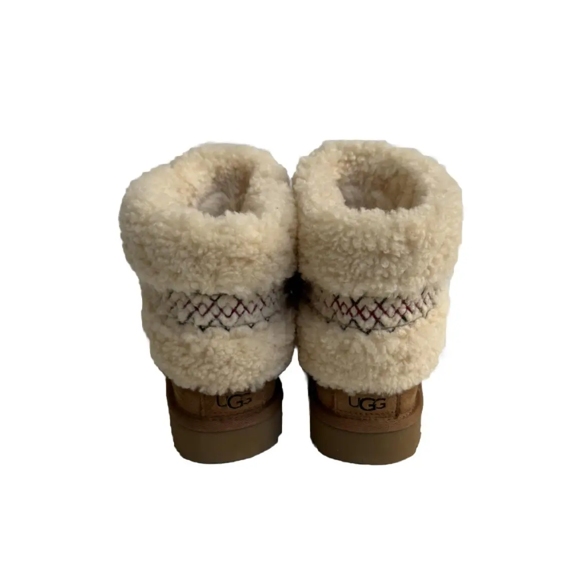 UGG shoes - UGG CLASSIC MINI UGG BRAID - CHESTNUT 2