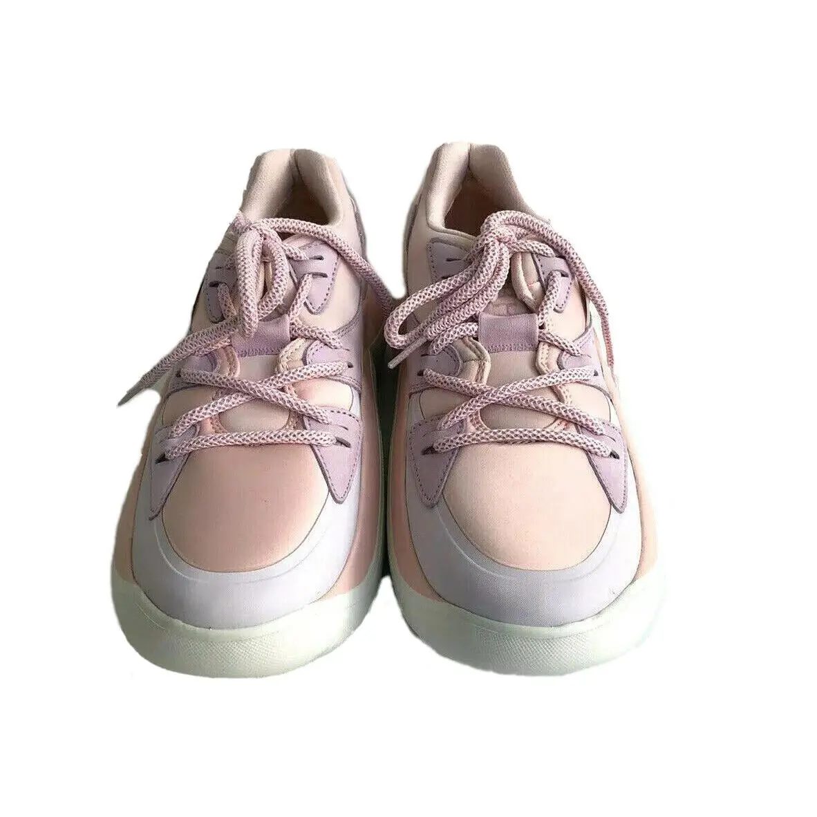 UGG shoes - UGG LA CLOUD LACE SHELL - SHELL / WHITE SUEDE 1