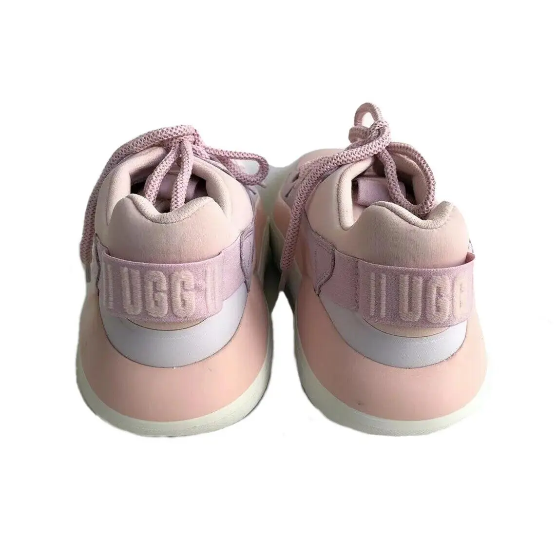 UGG shoes - UGG LA CLOUD LACE SHELL - SHELL / WHITE SUEDE 2