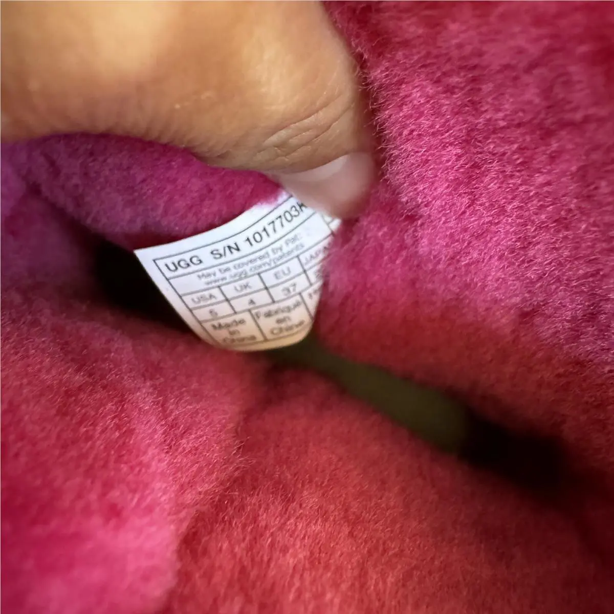 UGG shoes - UGG BIG KID CLASSIC SHORT - BERRY PINK 5