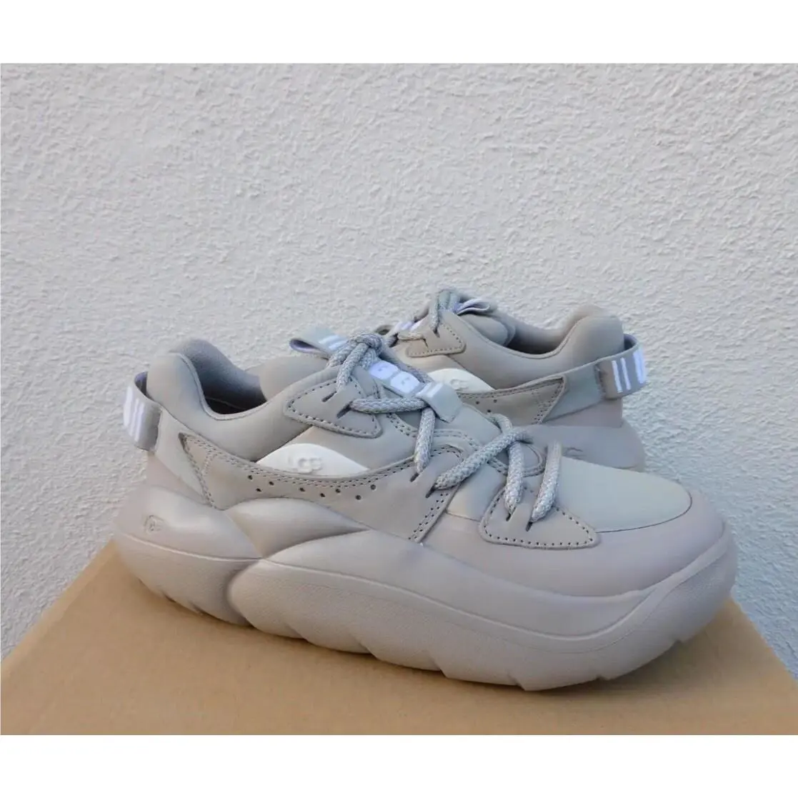 UGG shoes - UGG La Cloud Lace - Cloud Lace - Goat (UPC: 195719701673) 3