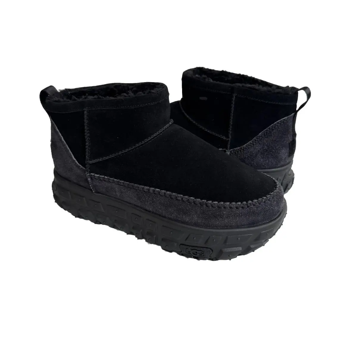 Ugg All Gender Venture Daze Ultra Mini Black Bootie Shoes Men US 7 / Women US 8