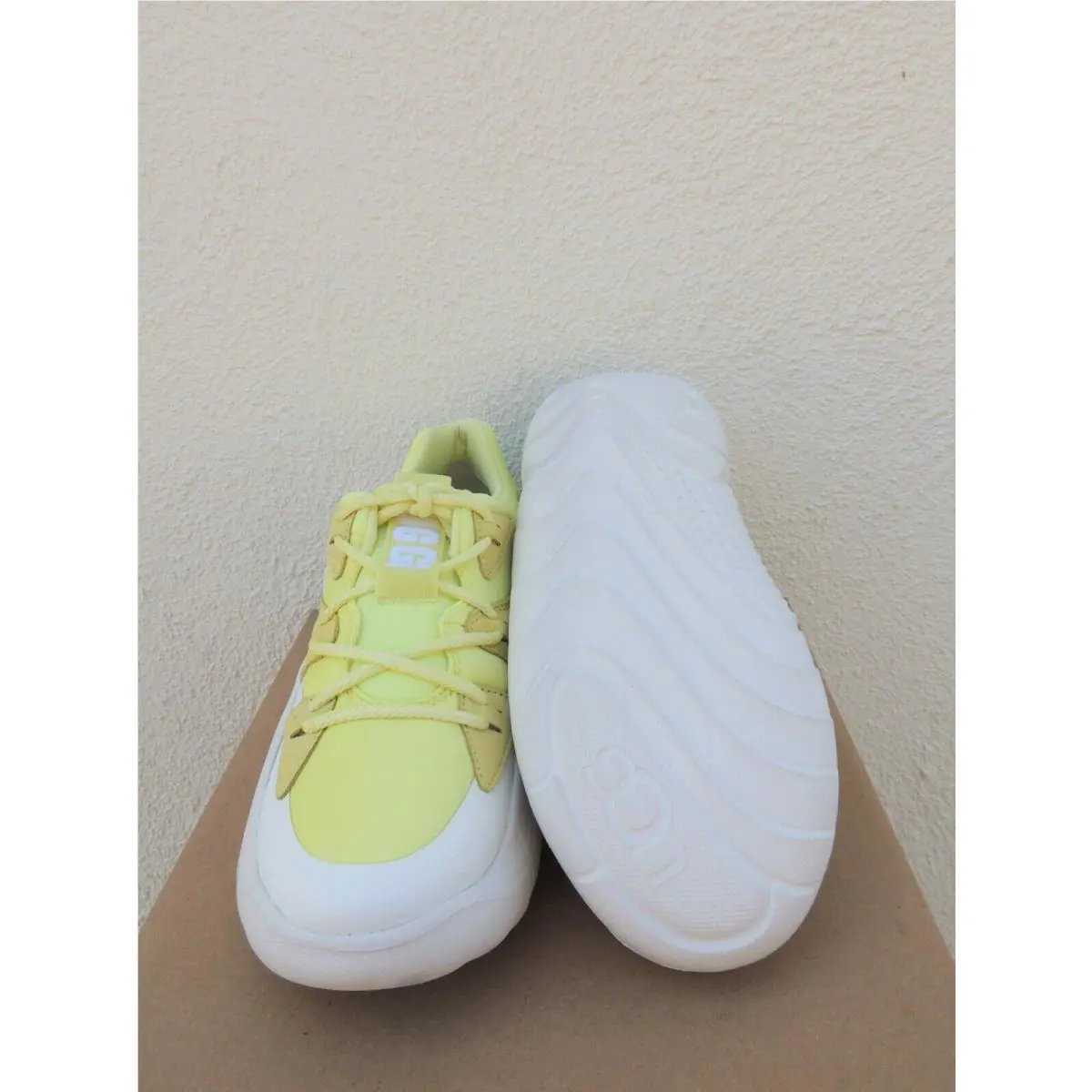 UGG shoes - UGG La Cloud Lace - Cloud Lace - Lemon Lime (UPC: 195719553418) 3