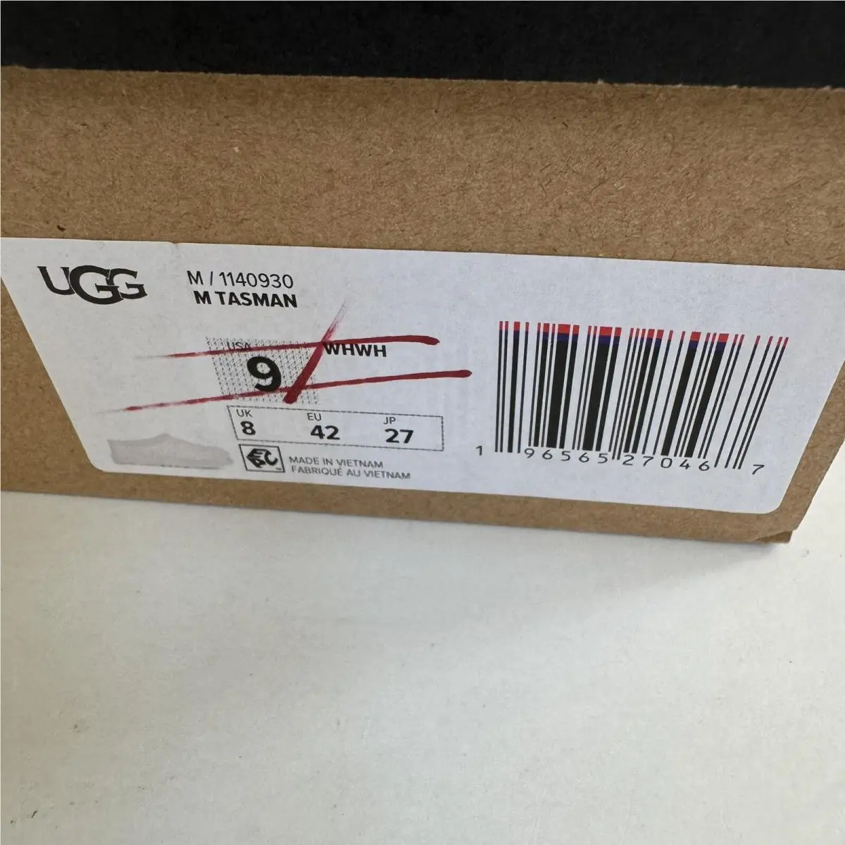 UGG shoes - UGG TASMAN FLECKED KNIT - TASMAN FLECKED KNIT - White 6