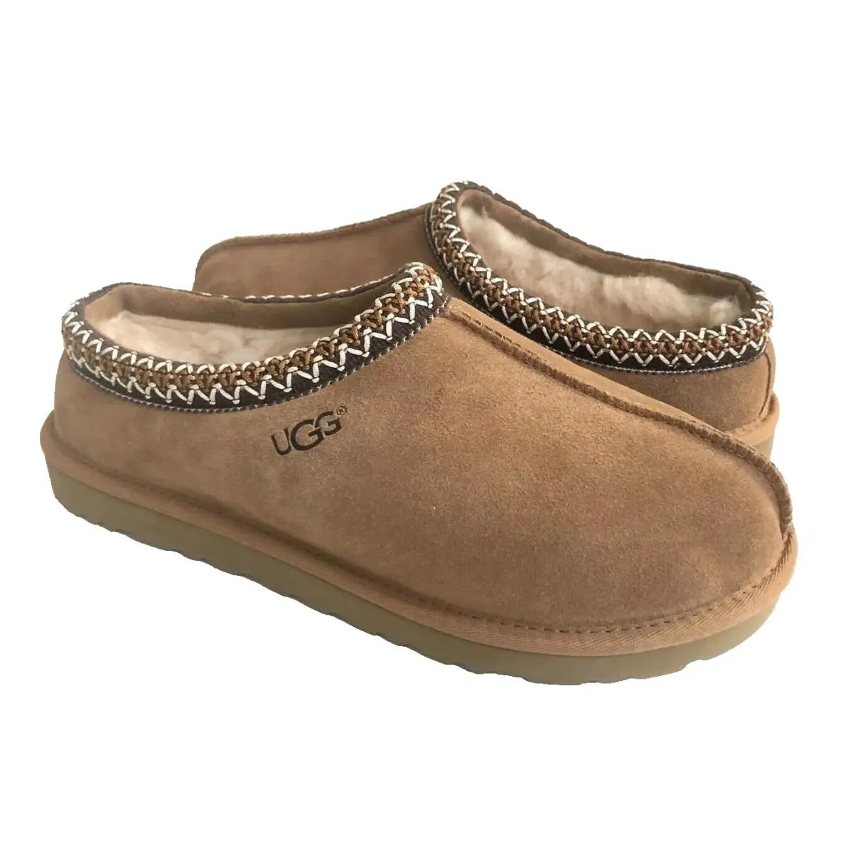 Ugg Women Tasman Chestnut Shearling Lined Moccasin Shoe US 10 / EU 41 / UK 8 - CHESTNUT