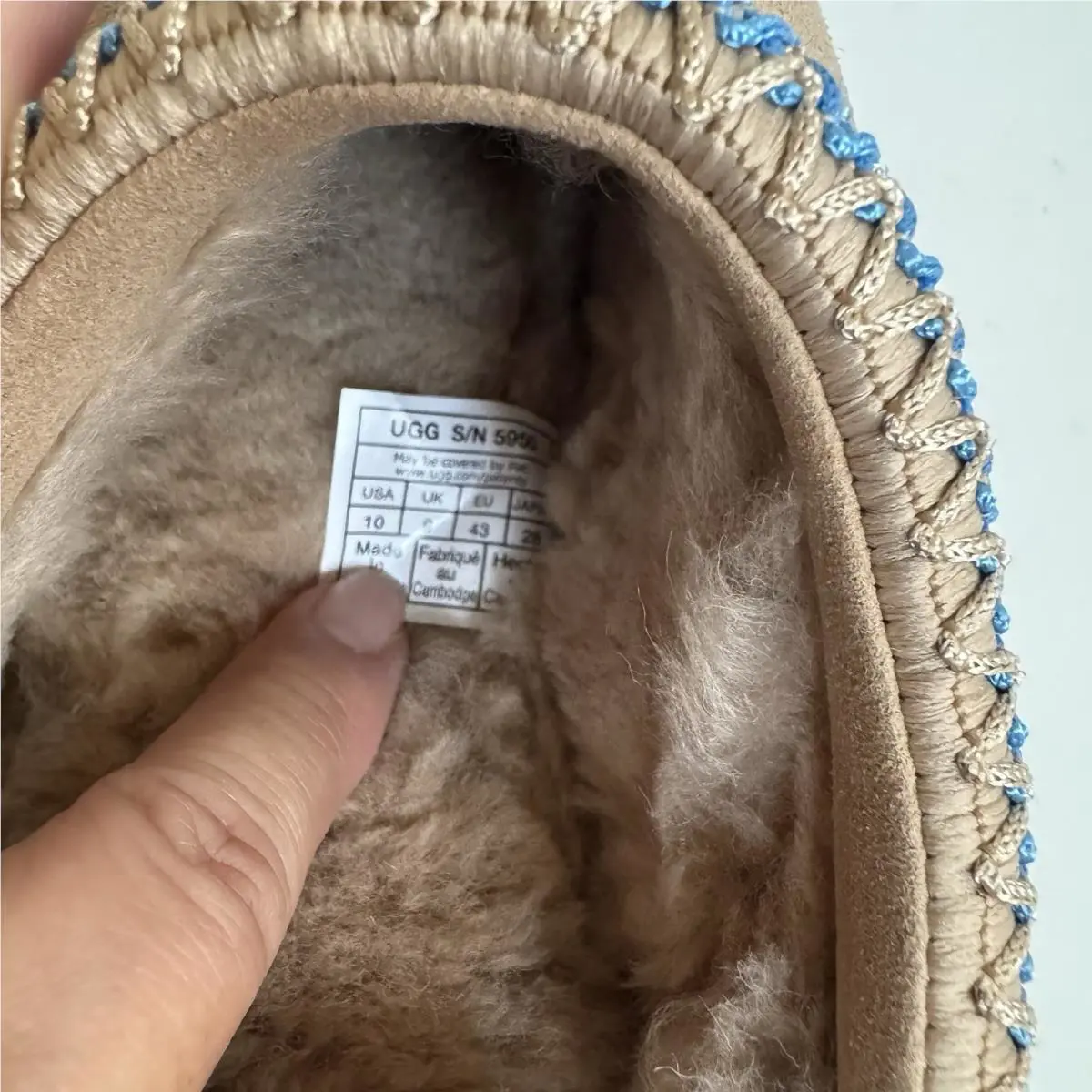 UGG shoes - TASMAN - TASMAN - SAND SANTORINI 5