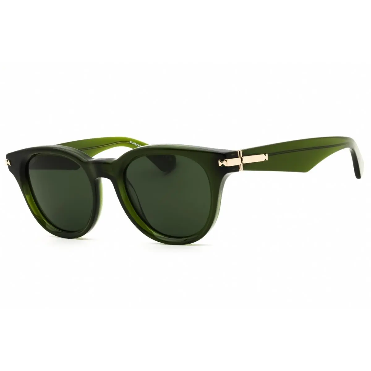 Burberry BE4439 414871 Sunglasses Green Frame Dark Green Lenses 51mm