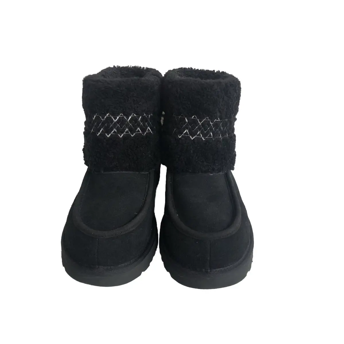 UGG shoes - UGG CLASSIC MINI UGG BRAID - Black 1