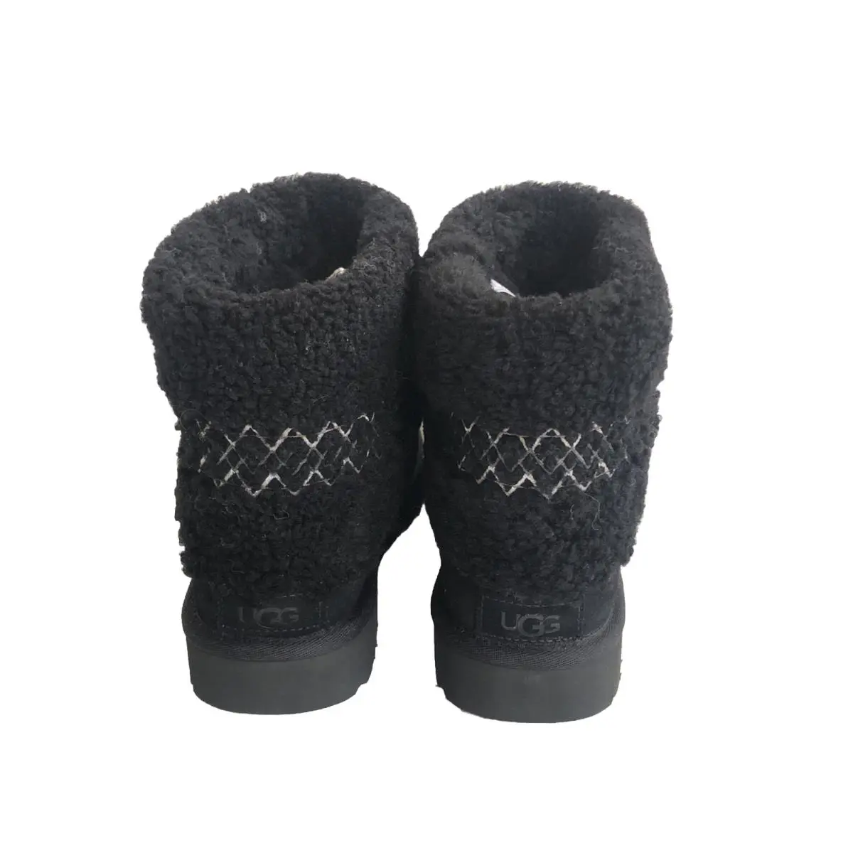 UGG shoes - UGG CLASSIC MINI UGG BRAID - Black 2