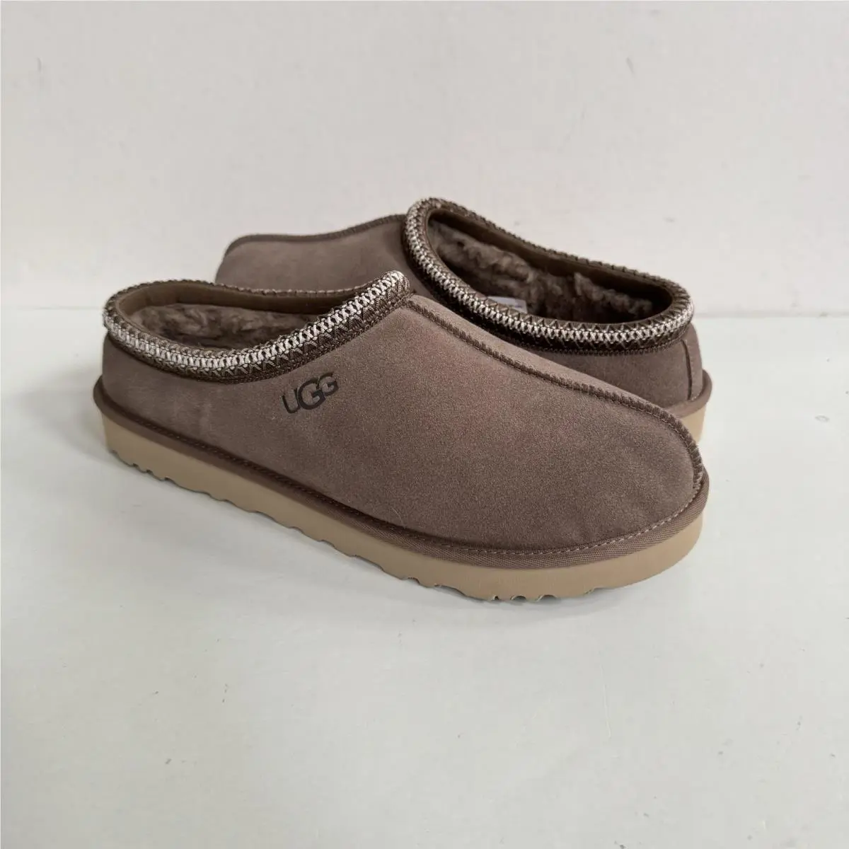 Ugg Men Tasman Caribou Shearling Lined Moccasin Shoe US 14 / EU 48.5 / UK 13