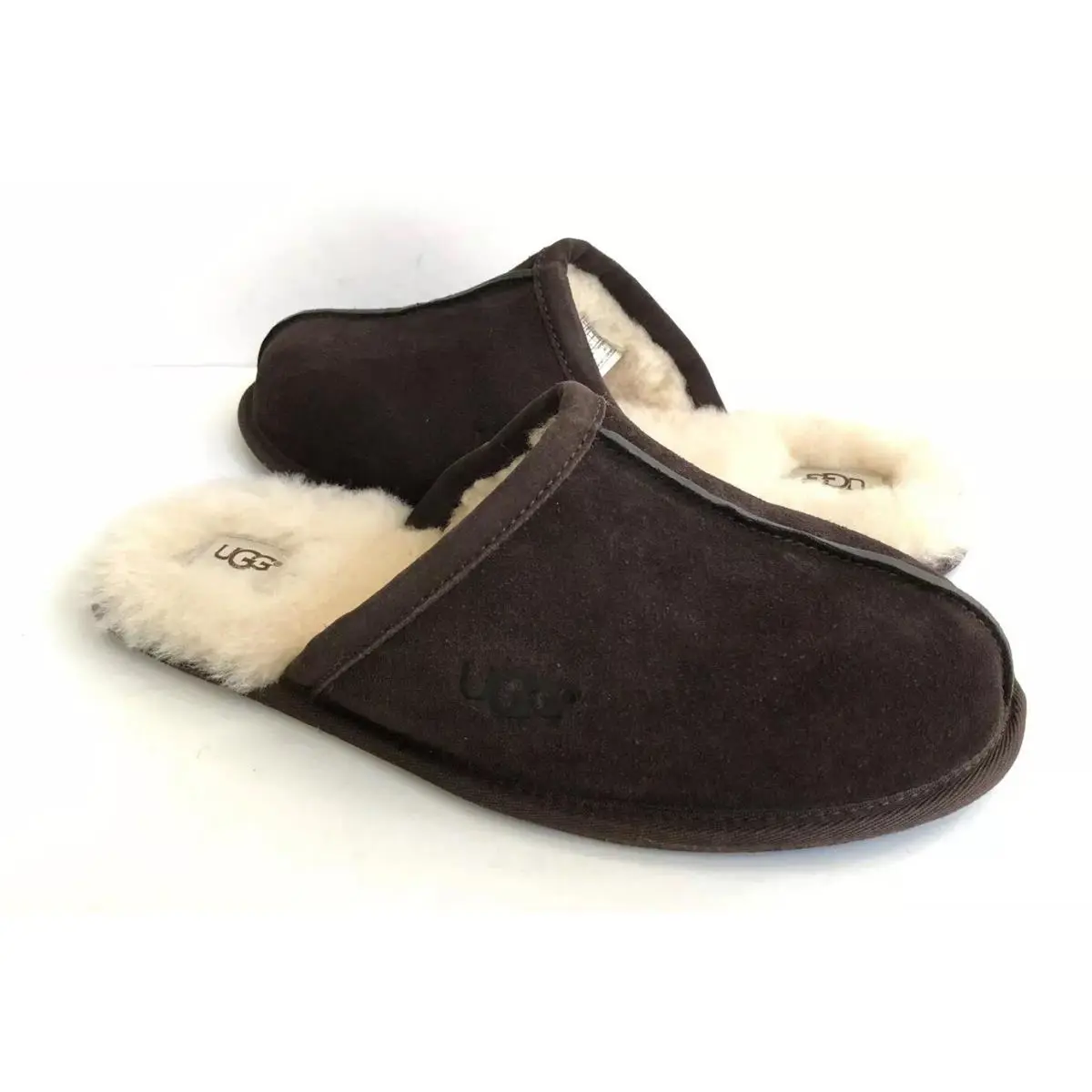 Ugg Scuff Espresso Suede Moccasin Slip ON Slipper US 12 / EU 45 / UK 11