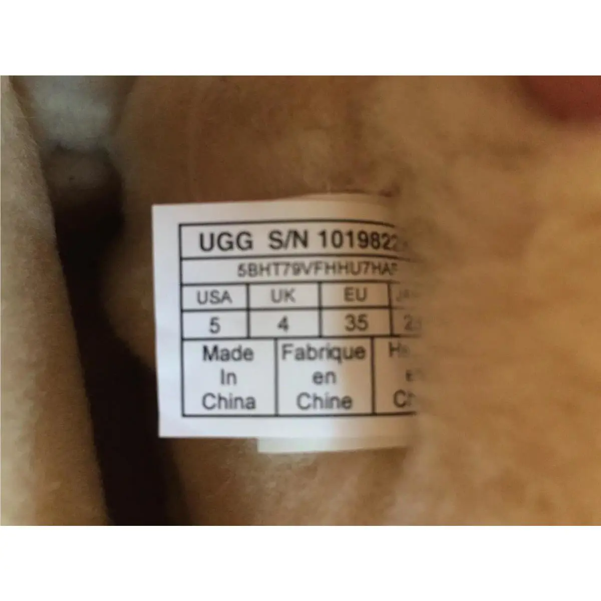 UGG shoes - NATURAL 5