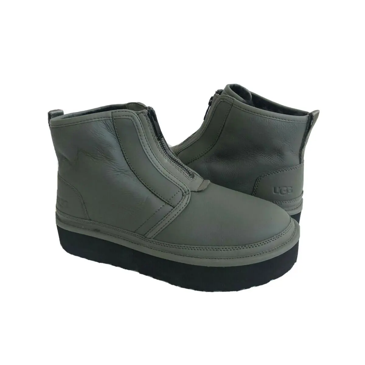 Ugg Women Neumel Platform Zip Ultra Matte Seaweed Shoe US 7 / EU 38 / UK 5 - ULTRA MATTE SEAWEED