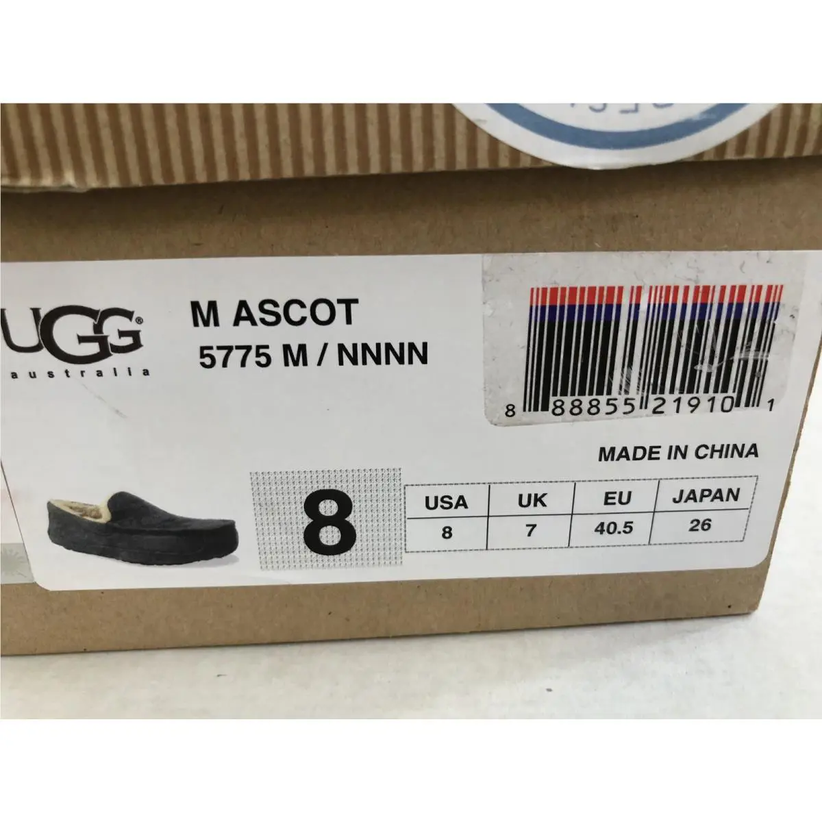 UGG shoes - UGG ASCOT - ASCOT - NEW NAVY, Main: NEW NAVY 5