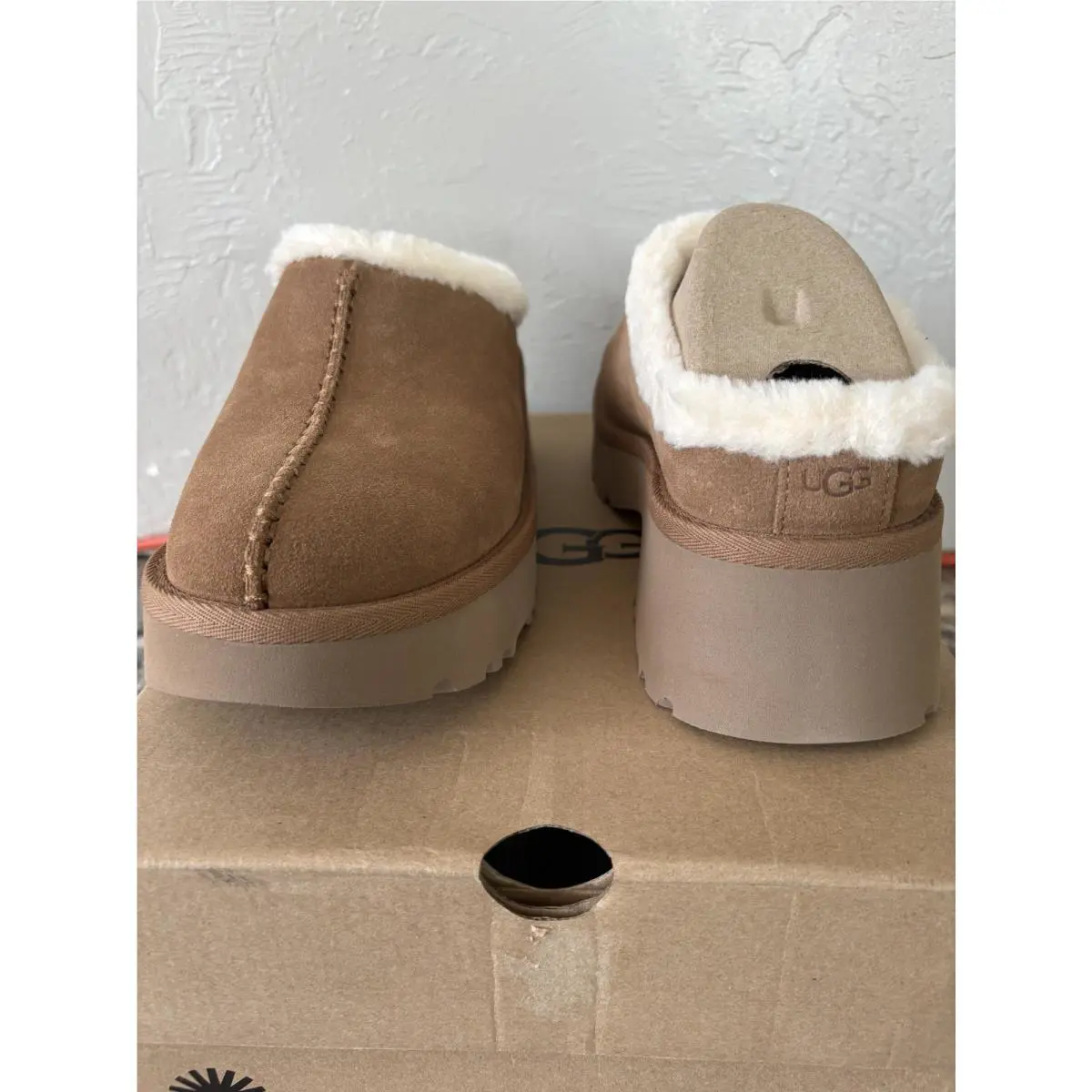 UGG shoes - Ugg Heights Cozy - Heights Cozy - Brown, Exterior: Cream (UPC: 197634327921) 1