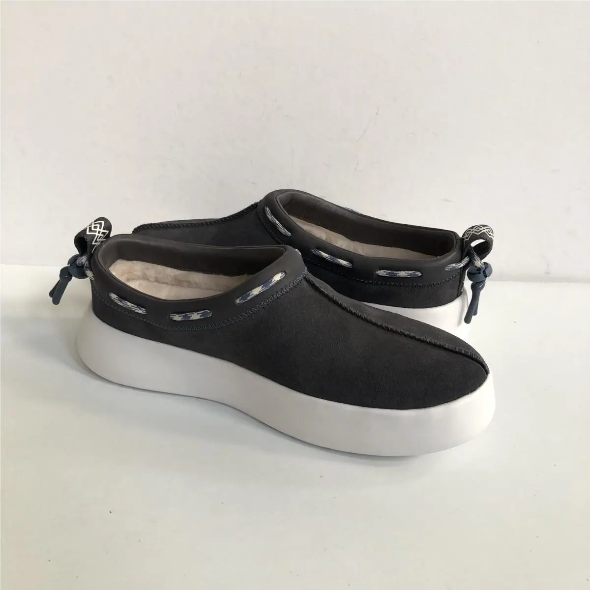 UGG shoes - UGG CLASSIC BOOM SLIP-ON CHARCOAK - CHARCOAL 0