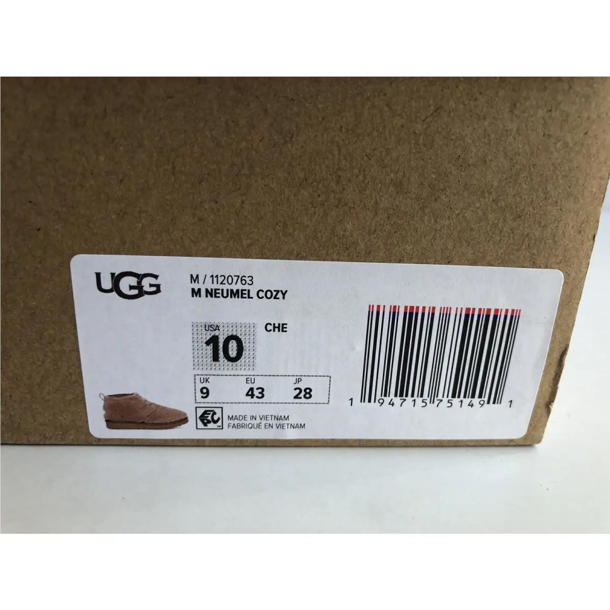 UGG shoes - COZY - COZY - CHESTNUT 6