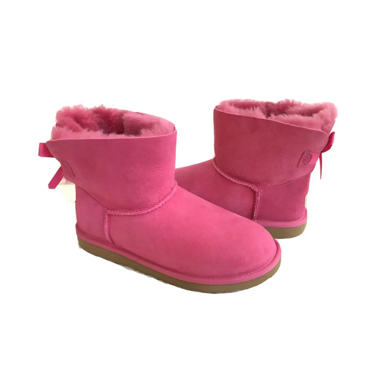 UGG shoes - UGG Australia Mini Bailey Bow - PINK AZALEA 0
