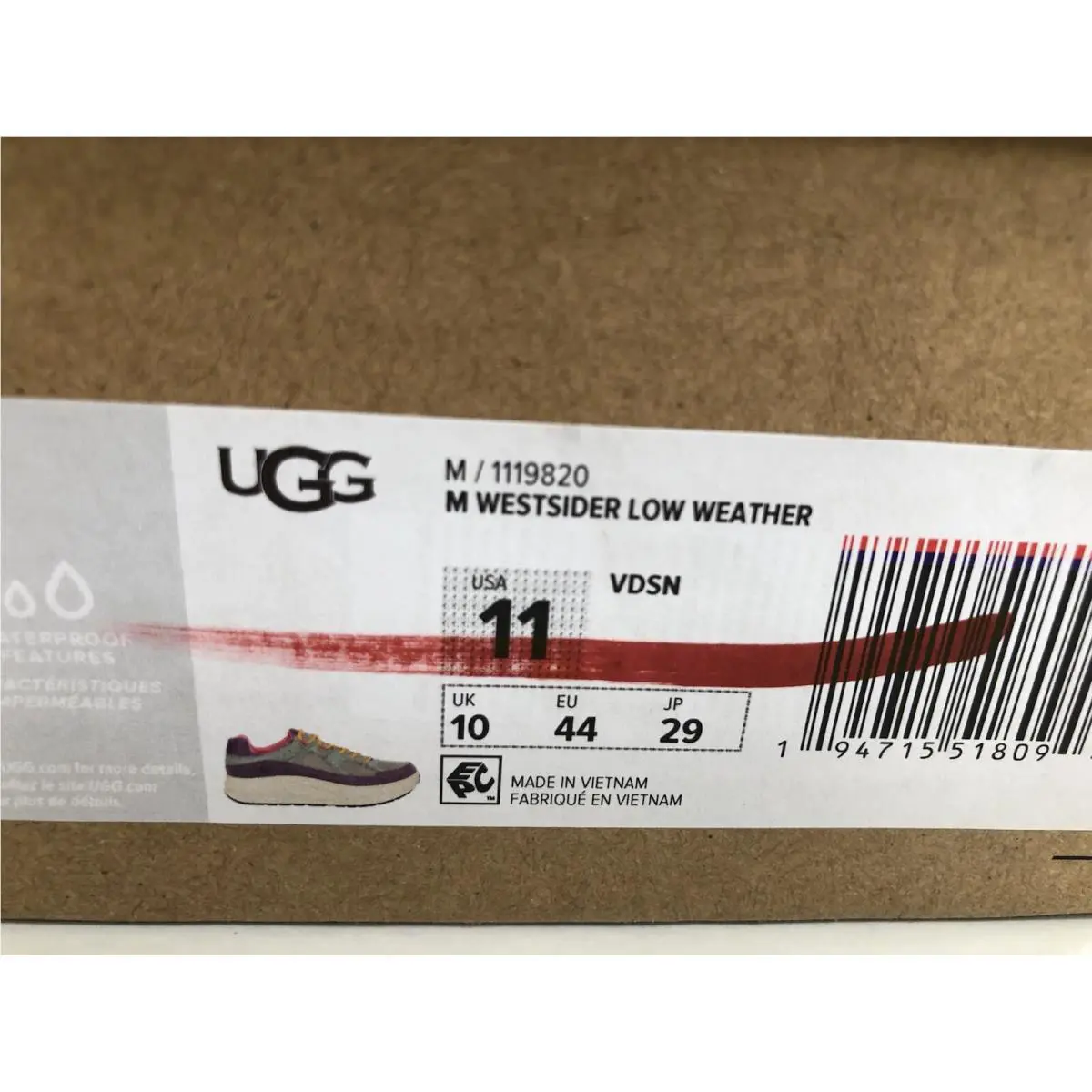 UGG shoes - UGG WESTSIDER - WESTSIDER - VIOLET / DESERT SAGE NUBUCK 4