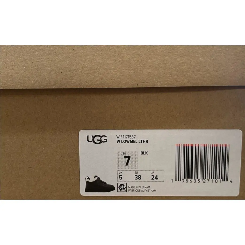 UGG shoes - UGG Lowmel Leather - Lowmel Leather - Black (UPC: 198605271014) 5