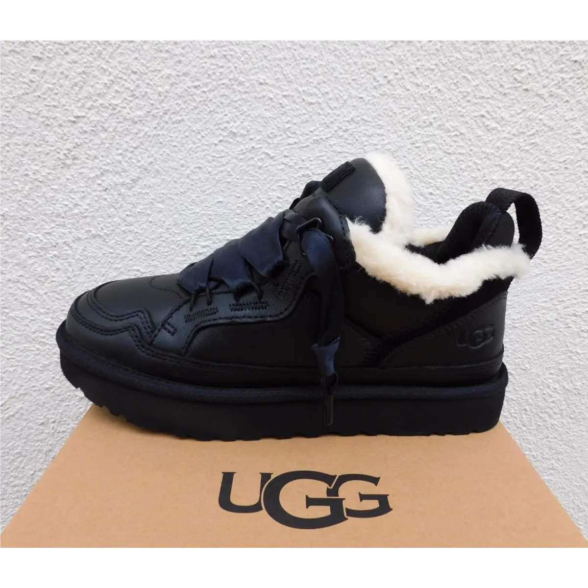 UGG shoes - UGG Lowmel Leather - Lowmel Leather - Black (UPC: 198605271069) 2