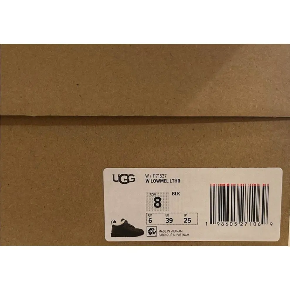 UGG shoes - UGG Lowmel Leather - Lowmel Leather - Black (UPC: 198605271069) 5
