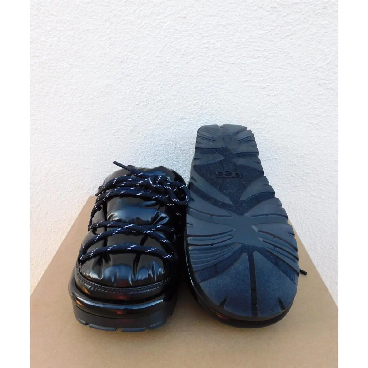 UGG shoes - UGG HI Shine Spaceslider Slide - Black (UPC: 196565781383) 2