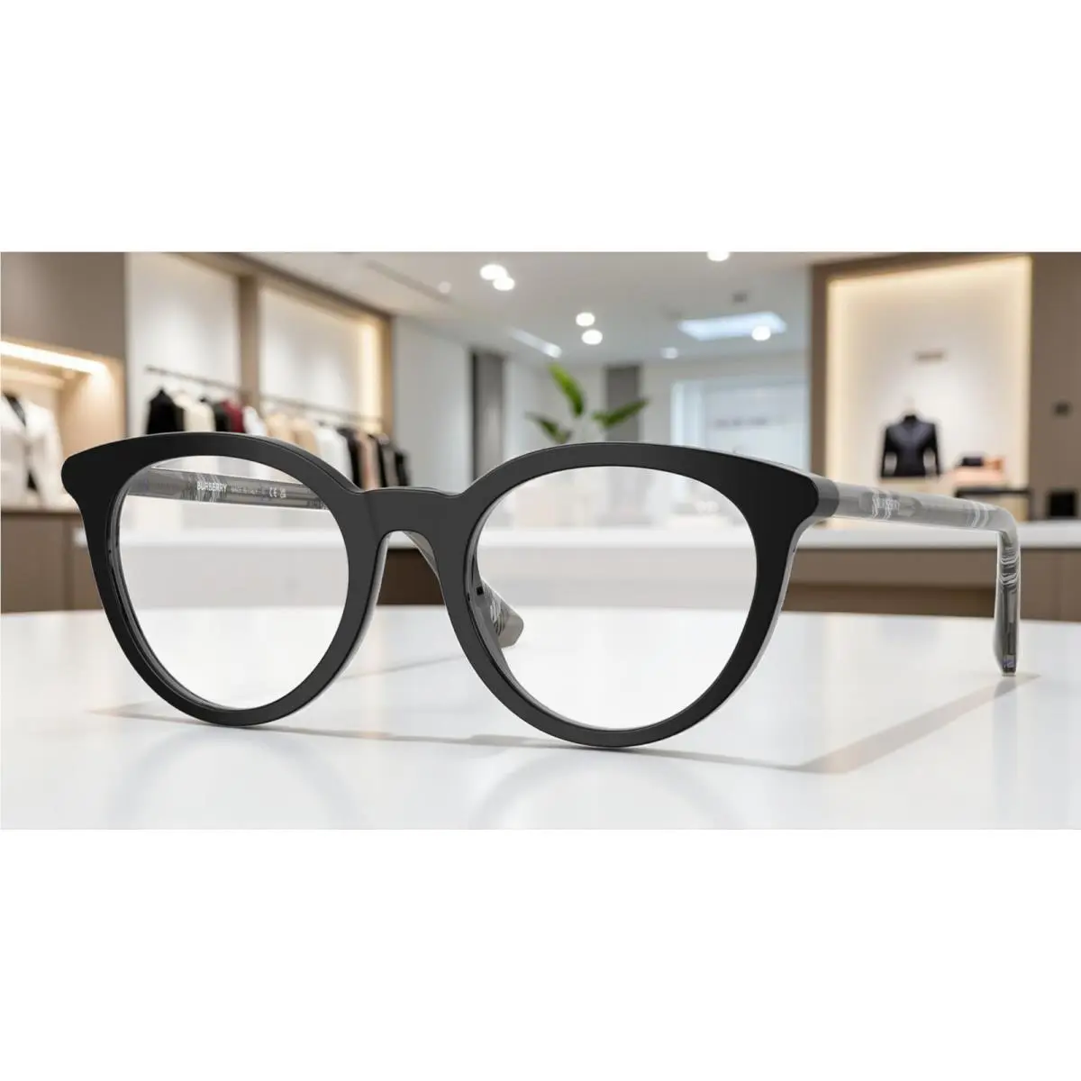 Burberry BE2429 4165 Black Demo Lens 50 mm Women`s Eyeglasses