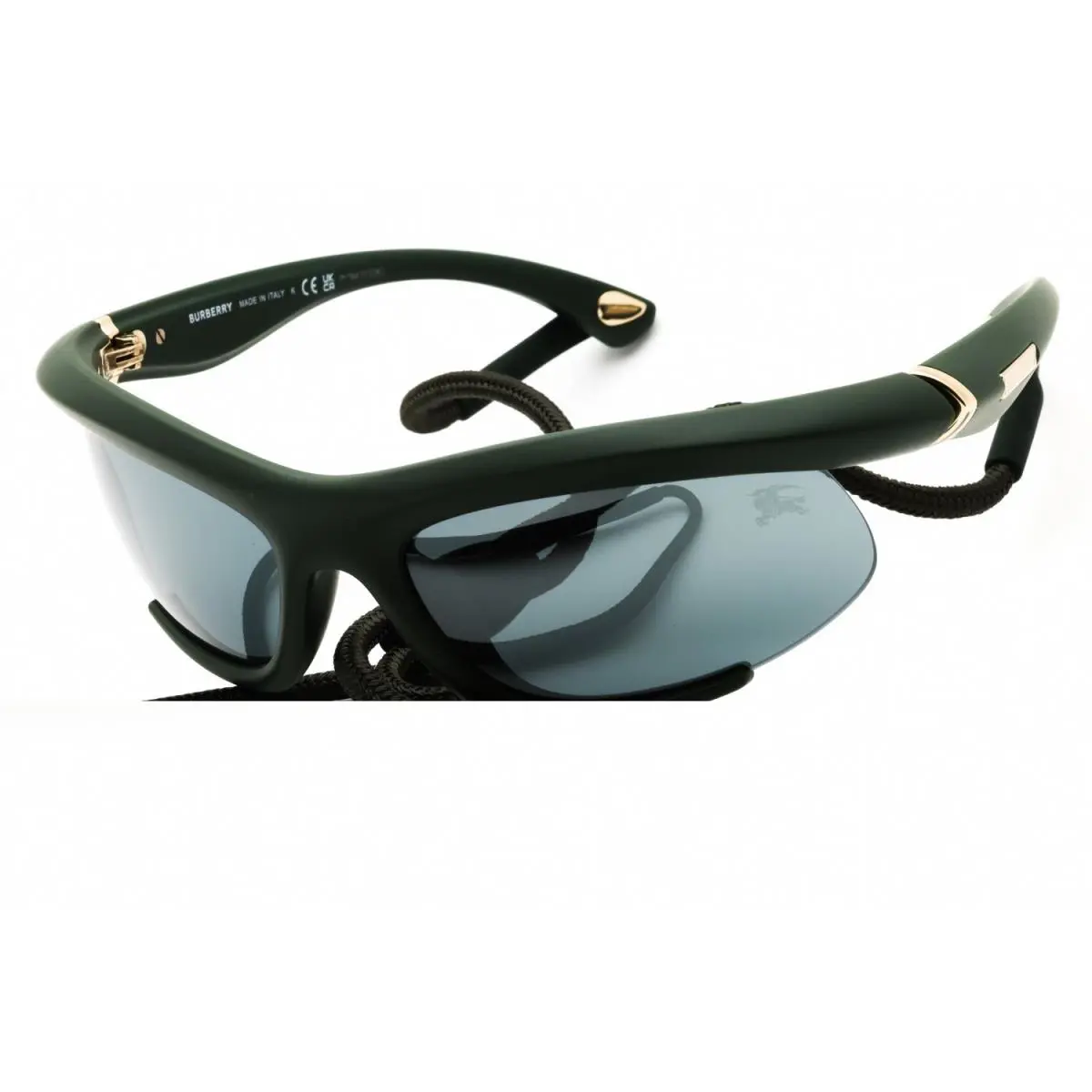 Burberry BE4462-41556G-64 Sunglasses Frame Size 64mm 125mm 20mm Green Rubber M