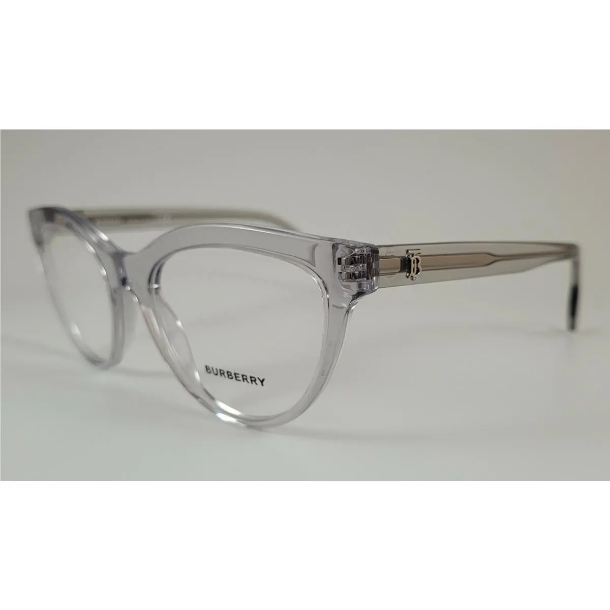 Burberry Eyeglasses B2311 Color 3825 Smoke Grey Size 51 Cat Eye