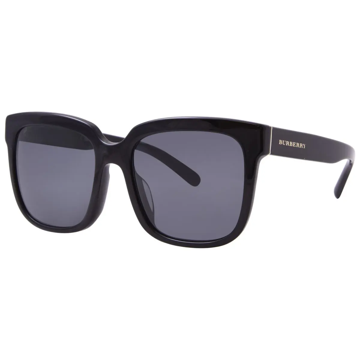 Burberry BE4230D 300187 Sunglasses Women`s Black/grey Lenses Square Shape 57mm