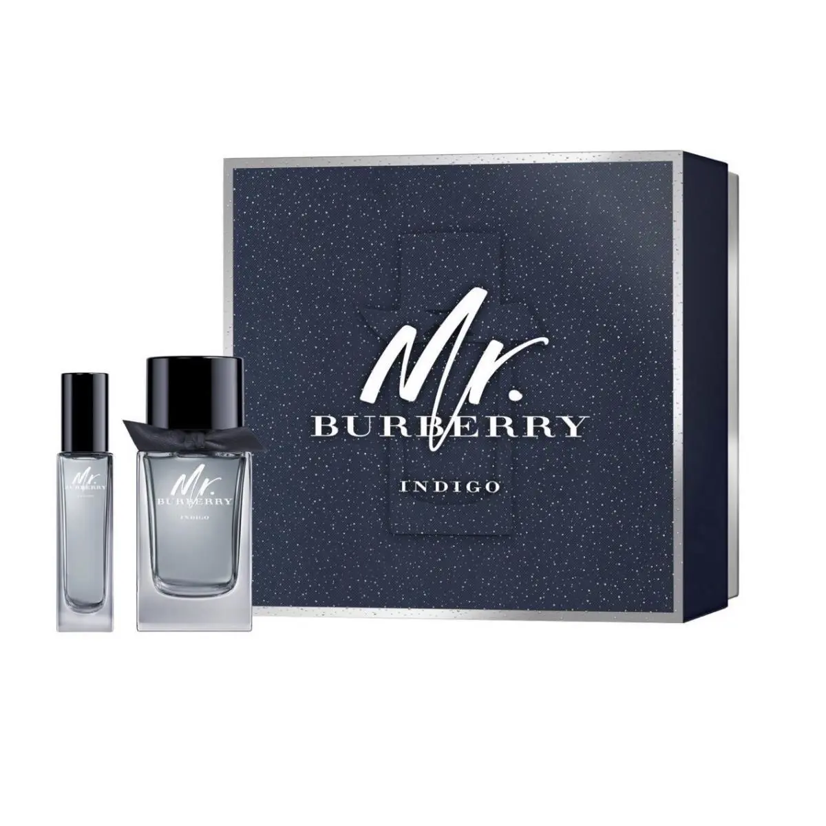 Mr. Burberry Indigo Eau de Toilette Gift Set For Men 3.3 Oz 1 Oz